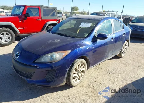 2012 Mazda Mazda3 I Touring z USA, uszkodzony, nr VIN JM1BL1V87C1577918